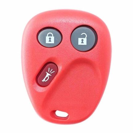 Buick 2+1 button remote control housing red without battery holder