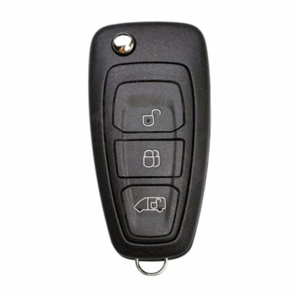 Ford Folding 3-button FSK Remote Control Water Drop Model 433.92MHZ 4D63/80bitCHIP