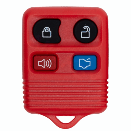 Ford 3+1 button remote control shell red