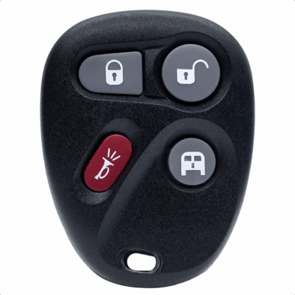 FCCID:KOBLEAR1XT 2003-2007 Chevrolet 3+1 button remote control 315MHZ