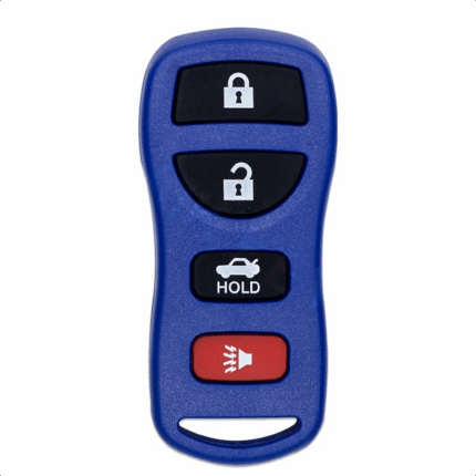 FCCID:KBRASTU15 Nissan 3+1 button remote control 315MHZ blue shell