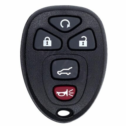 FCCID:OUC60270/OUC60221 2007-2010 Cadillac 4+1 button remote control 315MHZ ASK