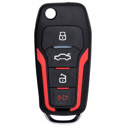 FCCID:CWTWB1U331 Ford modified 3+1 button remote control 315/433.92MHZ 4D63/80bitCHIP switchable