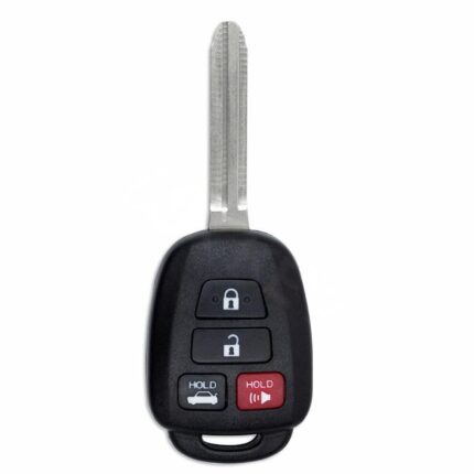 FCCID:HYQ12BEL 2014-2019 Toyota 3+1 button remote control 314.4MHZ H/CHIP