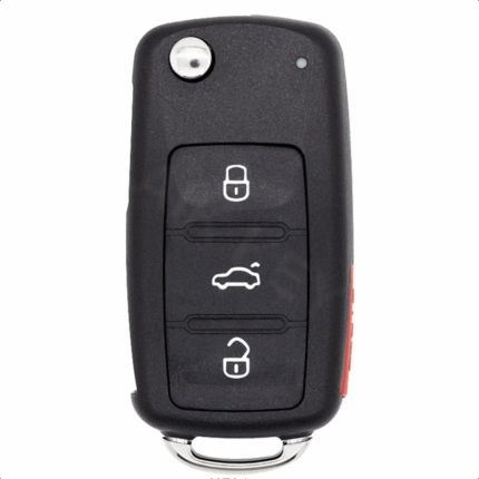 FCCID:NBG010180T 2011-2016 Volkswagen 3+1 button remote control 315MHZ 48/CHIP